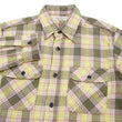 Laden Sie das Bild in den Galerie-Viewer, Sugar Cane Plaid Shirt Men's Heavyweight Cotton Twill Long Sleeve Button Up Work Shirt SC29158 145 Green