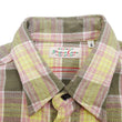 Laden Sie das Bild in den Galerie-Viewer, Sugar Cane Plaid Shirt Men's Heavyweight Cotton Twill Long Sleeve Button Up Work Shirt SC29158 145 Green