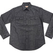 Load image into Gallery viewer, Sugar Cane Chambray Shirt Men's Lightweight Long Sleeve Button Up Plain Work Shirt SC29159 411 Black