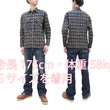 Load image into Gallery viewer, Sugar Cane Indigo Plaid Shirt Men's Medium-Weight Long Sleeve Button Up Work Shirt SC29183 421 One-Wash