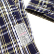 Load image into Gallery viewer, Sugar Cane Indigo Plaid Shirt Men's Medium-Weight Long Sleeve Button Up Work Shirt SC29183 421 One-Wash