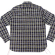 Load image into Gallery viewer, Sugar Cane Indigo Plaid Shirt Men's Medium-Weight Long Sleeve Button Up Work Shirt SC29183 421 One-Wash