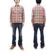 Load image into Gallery viewer, Sugar Cane Plaid Shirt Men's Mediumweight Cotton Twill Long Sleeve Button Up Work Shirt SC29361 105 Off-White