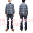 Load image into Gallery viewer, Sugar Cane Plaid Shirt Men's Mediumweight Cotton Twill Long Sleeve Button Up Work Shirt SC29361 125 Blue