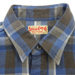 Load image into Gallery viewer, Sugar Cane Plaid Shirt Men's Mediumweight Cotton Twill Long Sleeve Button Up Work Shirt SC29361 125 Blue