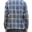 Load image into Gallery viewer, Sugar Cane Plaid Shirt Men's Mediumweight Cotton Twill Long Sleeve Button Up Work Shirt SC29361 125 Blue