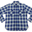 Load image into Gallery viewer, Sugar Cane Plaid Shirt Men's Fiction Romance Mediumweight Cotton Twill Long Sleeve Button Up Work Shirt SC29366 128 Navy-Blue