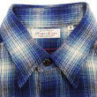 Load image into Gallery viewer, Sugar Cane Plaid Shirt Men's Fiction Romance Mediumweight Cotton Twill Long Sleeve Button Up Work Shirt SC29366 128 Navy-Blue