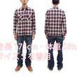 Load image into Gallery viewer, Sugar Cane Plaid Shirt Men's Fiction Romance Mediumweight Cotton Twill Long Sleeve Button Up Work Shirt SC29366 165 Red