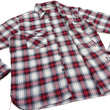 Load image into Gallery viewer, Sugar Cane Plaid Shirt Men's Fiction Romance Mediumweight Cotton Twill Long Sleeve Button Up Work Shirt SC29366 165 Red