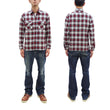 Load image into Gallery viewer, Sugar Cane Plaid Shirt Men's Fiction Romance Mediumweight Cotton Twill Long Sleeve Button Up Work Shirt SC29366 165 Red