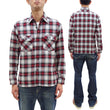 Load image into Gallery viewer, Sugar Cane Plaid Shirt Men's Fiction Romance Mediumweight Cotton Twill Long Sleeve Button Up Work Shirt SC29366 165 Red
