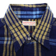 Load image into Gallery viewer, Sugar Cane Indigo Plaid Shirt Men's Fiction Romance Japanese Style Long Sleeve Button Up Work Shirt SC29386