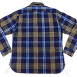 Load image into Gallery viewer, Sugar Cane Indigo Plaid Shirt Men's Fiction Romance Japanese Style Long Sleeve Button Up Work Shirt SC29386