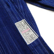 Load image into Gallery viewer, Sugar Cane Indigo Stripe Shirt Men's Japanese Kasuri Style Long Sleeve Button Up Work Shirt Fiction Romance SC29396 421A) Navy-Blue