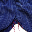 Load image into Gallery viewer, Sugar Cane Indigo Stripe Shirt Men's Japanese Kasuri Style Long Sleeve Button Up Work Shirt Fiction Romance SC29396 421A) Navy-Blue