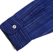 Load image into Gallery viewer, Sugar Cane Indigo Stripe Shirt Men's Japanese Kasuri Style Long Sleeve Button Up Work Shirt Fiction Romance SC29396 421A) Navy-Blue