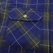 Load image into Gallery viewer, Sugar Cane Indigo Plaid Shirt Men's Japanese Style Sashiko Long Sleeve Button Up Work Shirt Fiction Romance SC29397