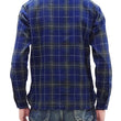 Load image into Gallery viewer, Sugar Cane Indigo Plaid Shirt Men's Japanese Style Sashiko Long Sleeve Button Up Work Shirt Fiction Romance SC29397