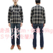 Load image into Gallery viewer, Sugar Cane Men's Long Sleeve Ombre Plaid Work Shirt - 100% Cotton Twill, One-Wash, Made in Japan (SC29561 119 Black)