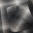 Load image into Gallery viewer, Sugar Cane Men's Long Sleeve Ombre Plaid Work Shirt - 100% Cotton Twill, One-Wash, Made in Japan (SC29561 119 Black)