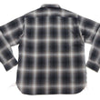 Load image into Gallery viewer, Sugar Cane Men's Long Sleeve Ombre Plaid Work Shirt - 100% Cotton Twill, One-Wash, Made in Japan (SC29561 119 Black)