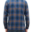 Load image into Gallery viewer, Sugar Cane Men's Long Sleeve Ombre Plaid Work Shirt - 100% Cotton Twill, One-Wash, Made in Japan (SC29561 125 Blue)
