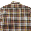 Load image into Gallery viewer, Sugar Cane Men's Long Sleeve Plaid Work Shirt - 100% Cotton Twill, One-Wash, Made in Japan (SC29564 138 Brown)