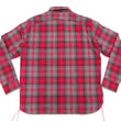 Laden Sie das Bild in den Galerie-Viewer, Sugar Cane Men's Vintage-Style Brushed Plaid Flannel Long-Sleeve Work Shirt - Fiction Romance Collection - 100% Cotton Herringbone Twill, Made in Japan (SC29584 165 Red)
