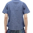 Load image into Gallery viewer, Sugar Cane Blue Chambray Shirt Men's Casual Short Sleeve Plain Button Up Work Shirt SC37941 421 Blue One Wash