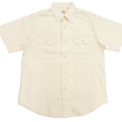 Load image into Gallery viewer, Sugar Cane Ecru Chambray Shirt Men's Casual Short Sleeve Plain Button Up Work Shirt SC37942 401 Ecru One Wash