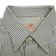 Load image into Gallery viewer, Sugar Cane Hickory Stripe Work Shirt - Men's Casual Short Sleeve Button Up Shirt SC37944 105 Off-White