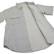 Load image into Gallery viewer, Sugar Cane Hickory Stripe Work Shirt - Men's Casual Short Sleeve Button Up Shirt SC37944 105 Off-White
