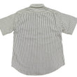 Load image into Gallery viewer, Sugar Cane Hickory Stripe Work Shirt - Men's Casual Short Sleeve Button Up Shirt SC37944 105 Off-White