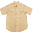 Load image into Gallery viewer, Sugar Cane Coke Stripe Work Shirt - Men's Casual Short Sleeve Pinstripe Button Up Shirt SC38699 133 Beige