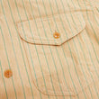 Load image into Gallery viewer, Sugar Cane Coke Stripe Work Shirt - Men's Casual Short Sleeve Pinstripe Button Up Shirt SC38699 133 Beige