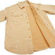 Load image into Gallery viewer, Sugar Cane Coke Stripe Work Shirt - Men's Casual Short Sleeve Pinstripe Button Up Shirt SC38699 133 Beige