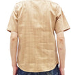 Load image into Gallery viewer, Sugar Cane Coke Stripe Work Shirt - Men's Casual Short Sleeve Pinstripe Button Up Shirt SC38699 133 Beige