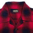 Load image into Gallery viewer, Sugar Cane Rayon Ombre Plaid Shirt Men's Oversized Fit Resort Collar Short Sleeve Casual Button Up Shirt SC39297 165 Red/Navy