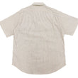 Load image into Gallery viewer, Sugar Cane Cotton Dobby Stripe Shirt Men's Casual Short Sleeve Button Up Work Shirt Vertical Multi-Striped Pattern SC39306 105 Off-White
