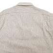 Load image into Gallery viewer, Sugar Cane Cotton Dobby Stripe Shirt Men's Casual Short Sleeve Button Up Work Shirt Vertical Multi-Striped Pattern SC39306 105 Off-White