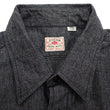 Load image into Gallery viewer, Sugar Cane Black Chambray Shirt Men's Casual Short Sleeve Plain Button Up Work Shirt SC39307 119 Black One Wash