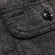 Load image into Gallery viewer, Sugar Cane Black Chambray Shirt Men's Casual Short Sleeve Plain Button Up Work Shirt SC39307 119 Black One Wash