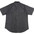 Load image into Gallery viewer, Sugar Cane Black Chambray Shirt Men's Casual Short Sleeve Plain Button Up Work Shirt SC39307 119 Black One Wash