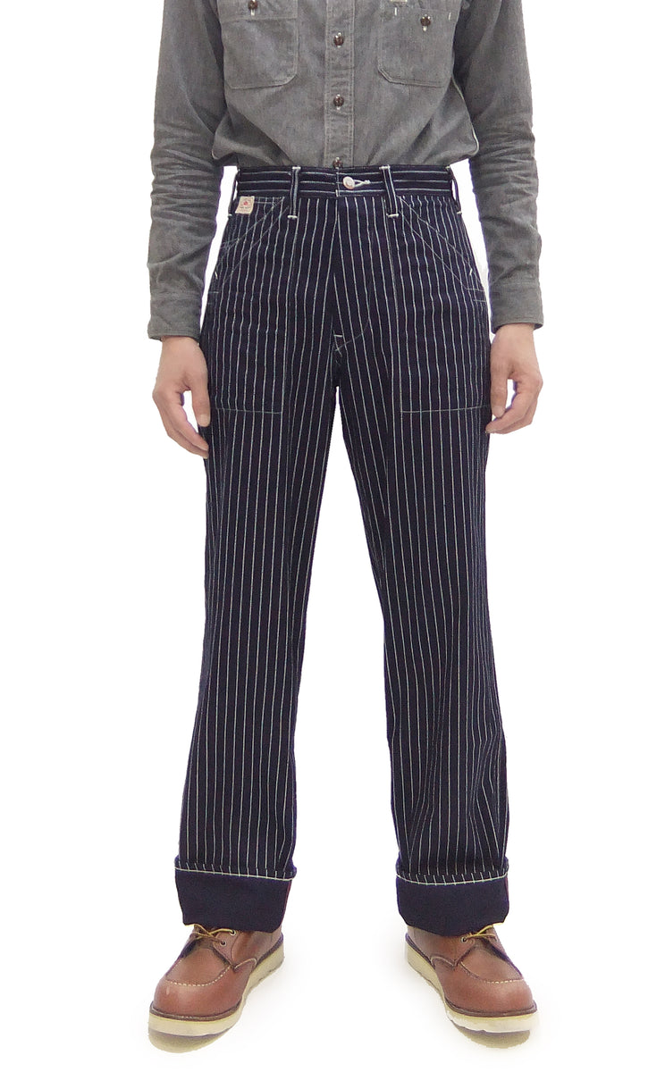 Sugar Cane Wabash Stripe Engineer Pants - Relaxed Straight