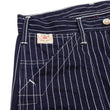 Load image into Gallery viewer, Sugar Cane Wabash Stripe Engineer Pants - Relaxed Straight Fit / Button Fly - Men's Casual 9 Oz. Railway Work Trousers Work Pants SC40786 Indigo-Navy One-Wash