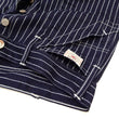 Load image into Gallery viewer, Sugar Cane Wabash Stripe Engineer Pants - Relaxed Straight Fit / Button Fly - Men's Casual 9 Oz. Railway Work Trousers Work Pants SC40786 Indigo-Navy One-Wash
