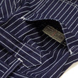 Load image into Gallery viewer, Sugar Cane Wabash Stripe Engineer Pants - Relaxed Straight Fit / Button Fly - Men's Casual 9 Oz. Railway Work Trousers Work Pants SC40786 Indigo-Navy One-Wash