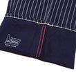 Load image into Gallery viewer, Sugar Cane Wabash Stripe Engineer Pants - Relaxed Straight Fit / Button Fly - Men's Casual 9 Oz. Railway Work Trousers Work Pants SC40786 Indigo-Navy One-Wash