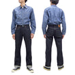 Load image into Gallery viewer, Sugar Cane Jeans SC41947 Men's Classic Straight Fit One-Washed 14.25 oz. Deep Indigo Denim Pants 1947 Model